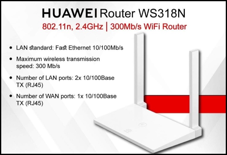 Cómo confiugurar el router wifi Huawei WS318N
